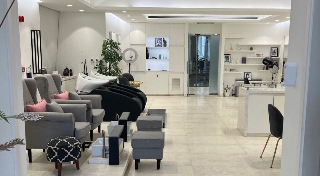 Modern spa interior at Sulit Hair and Spa - Bausher in Muscat, Muscat Governorate, OM.