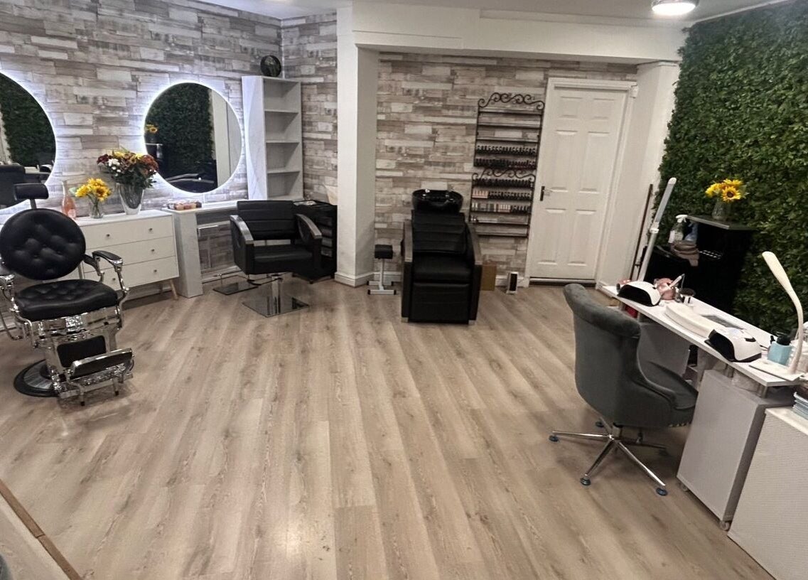 Daniela Beauty Salon in Wolverhampton, England, GB, featuring stylish chairs and modern decor.