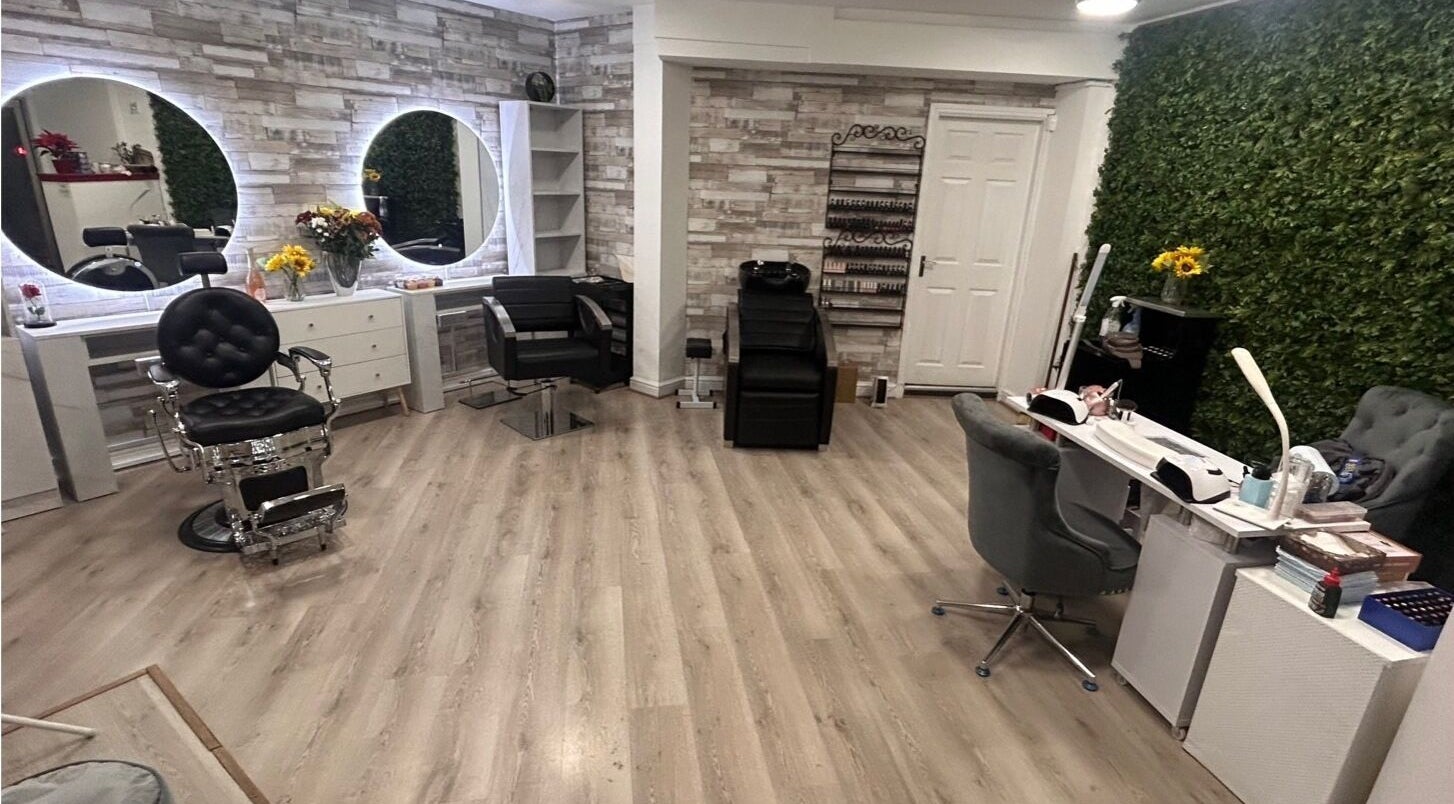 Daniela Beauty Salon in Wolverhampton, England, GB, featuring stylish chairs and modern decor.