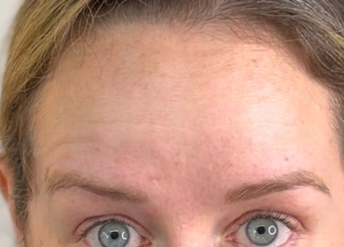 Close-up of eyes highlighting skincare at AJ Aesthetics Lounge, Paddock Wood, England, GB.