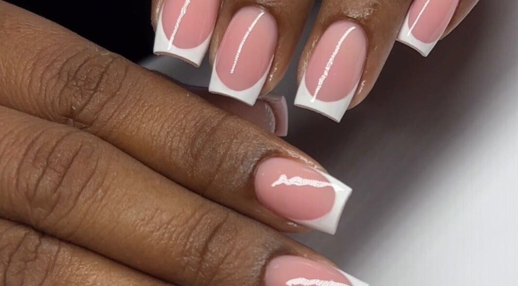 Elegant French manicure at Prettifab 246, Saint Michael, Saint Michael, BB.