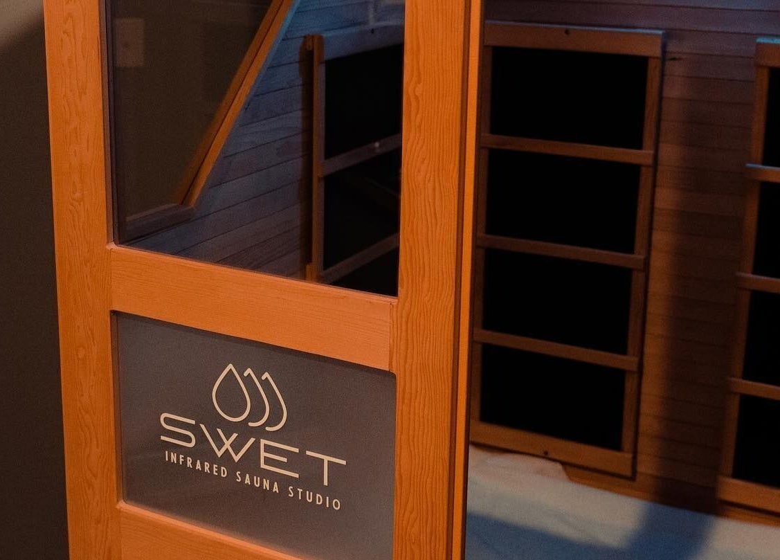 Interior view of SWET Infrared Sauna Studio - Forest Hills, Grand Rapids, Michigan, US showcasing serene sauna.