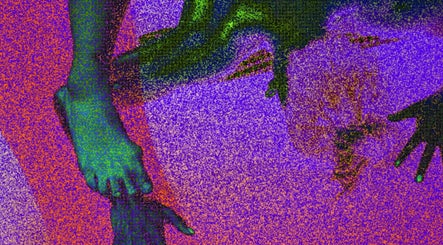 Vibrant abstract massage therapy at Deep Flow Therapy, London, England, GB, highlighting relaxation and wellness.
