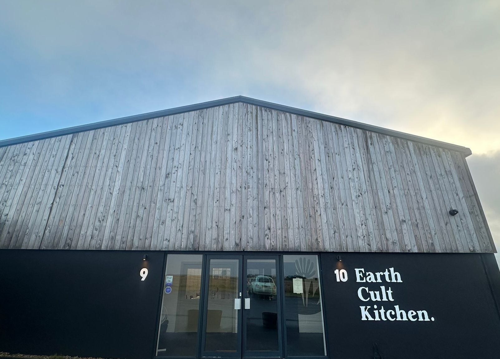 Exterior view of boutique venue Earth Cult Kitchen near Sun Day Studio in Truro, England, GB.