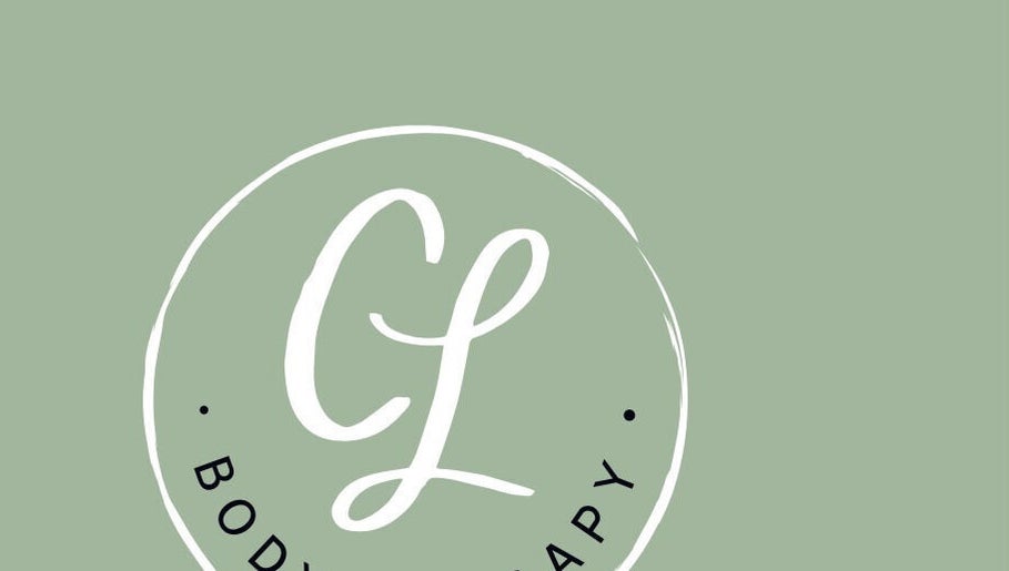 CL Body Therapy logo featuring elegant script on a green background, located in Carlisle, England, GB.