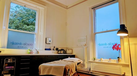 Relaxing therapy room at CL Body Therapy, Carlisle, England, GB with large windows and a cozy ambiance.