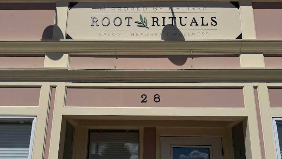 Exterior of Mirrored by Melissa | Root Rituals in Webster, New York, US showcasing elegant signage.
