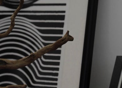 Modern decor with abstract patterns at SENTTEN. Japanese Hair Salon, Singapore, Singapore, SG.