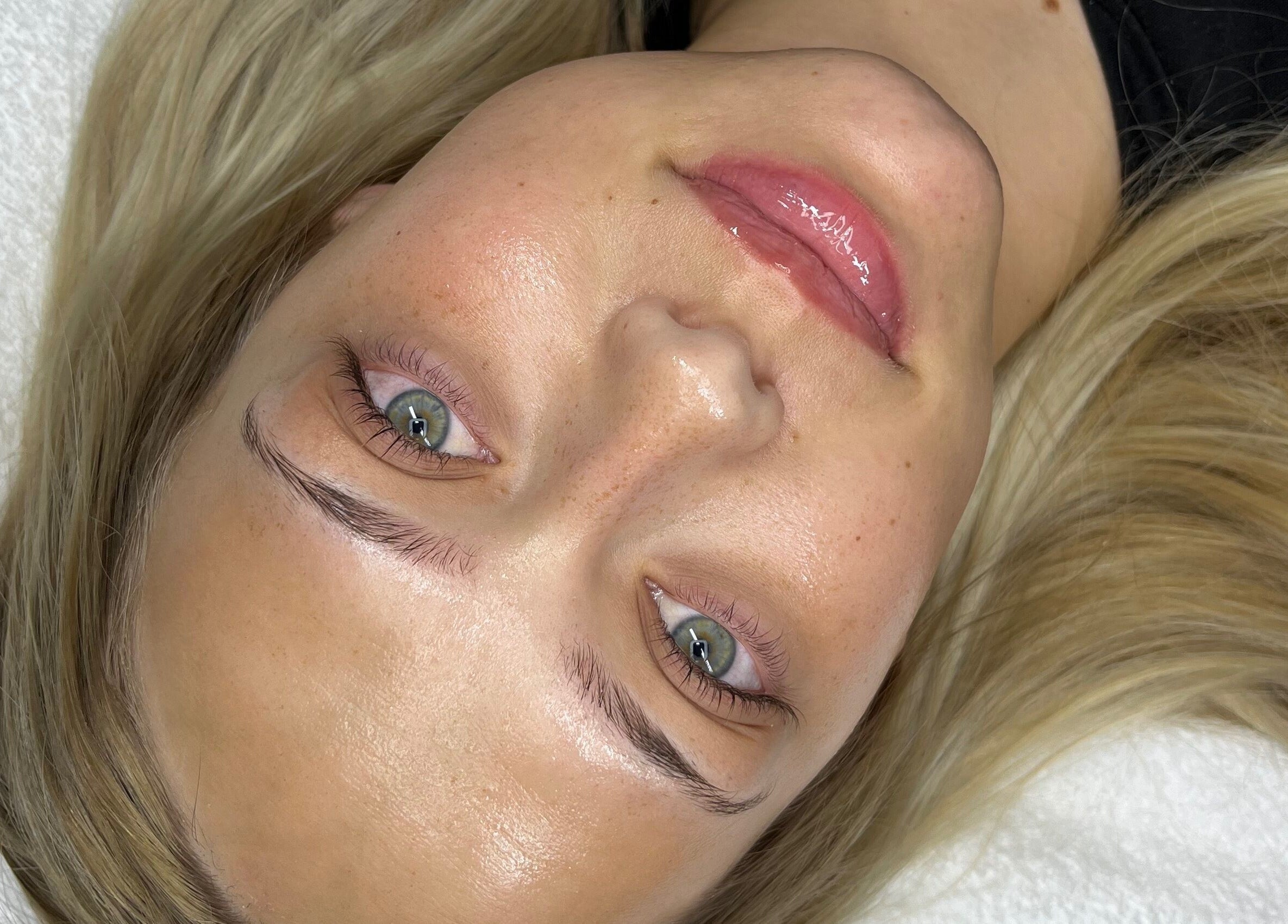 Client with fresh skin glow at Beauty by Soph, Peterborough, England, GB.