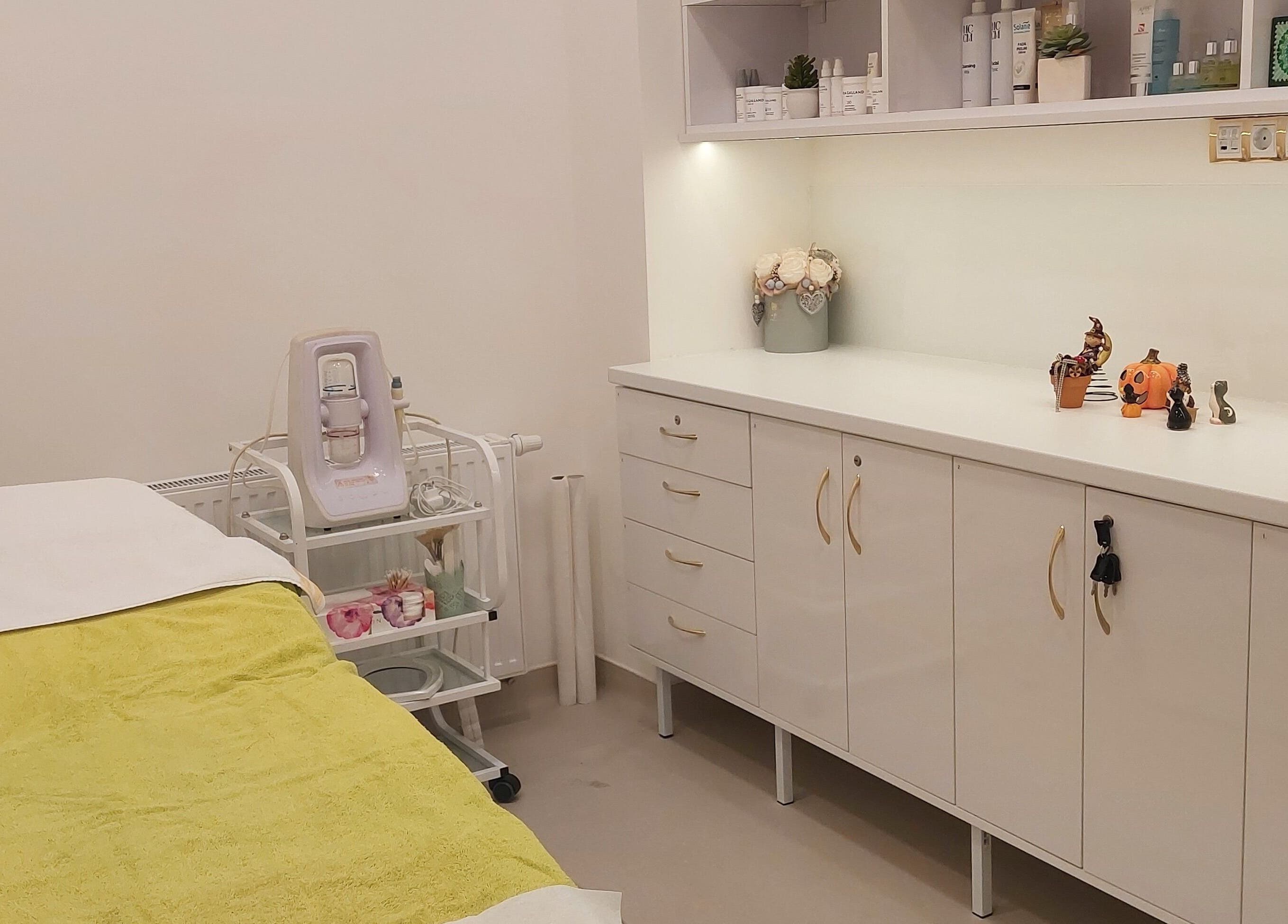 Elegáns kezelőszoba a Green-Gold Day Spa-ban, Budapest, Magyar, HU.