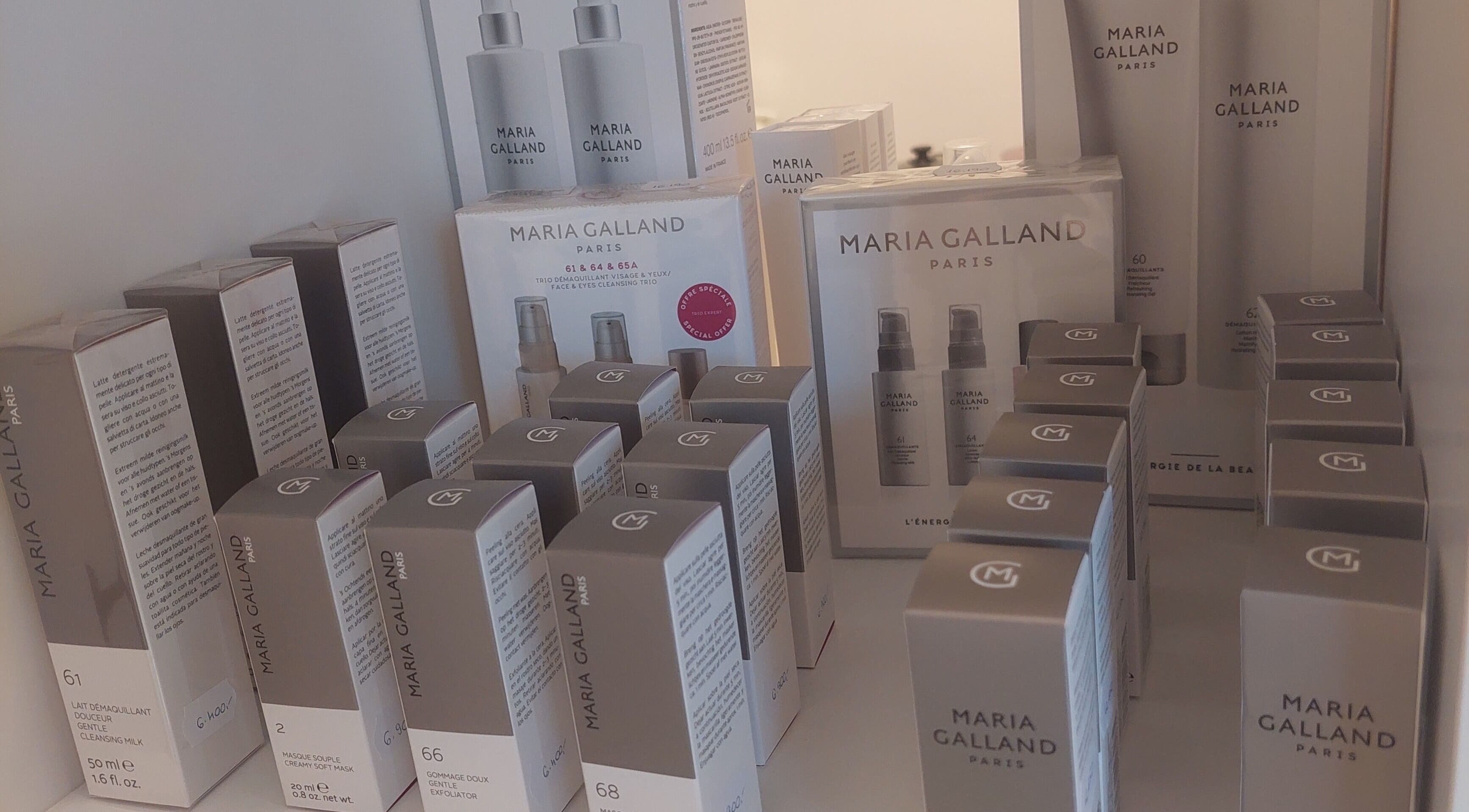 Maria Galland termékkínálat a Green-Gold Day Spa-ban, Budapest, Magyar, HU.