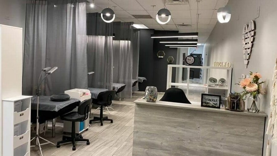 Elegant XO Beauty Spa interior in Chatham, Illinois, US with chic decor and serene ambiance.