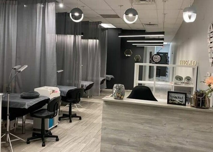 Elegant XO Beauty Spa interior in Chatham, Illinois, US with chic decor and serene ambiance.