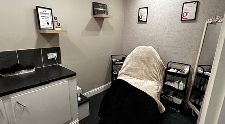 Cozy treatment room at Beauty By LH in Haddington, Scotland, GB, showcasing a relaxing spa setting.