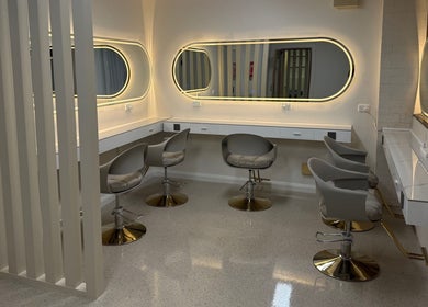Modern styling chairs at LUX Head and Body Spa, Riverstone, New South Wales, AU. Sleek and inviting design.