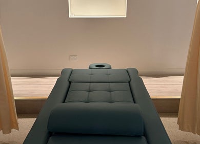Relaxing massage table at LUX Head and Body Spa, Riverstone, New South Wales, AU with calming ambiance.
