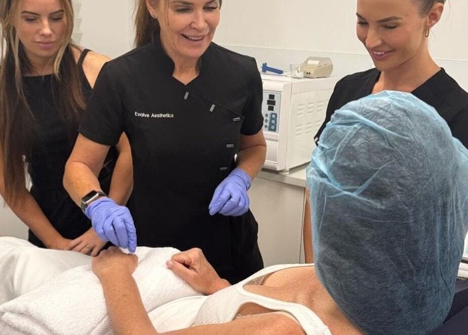 Professional skincare treatment at Evolve Aesthetics and Skin Marmion, Marmion, Western Australia, AU.