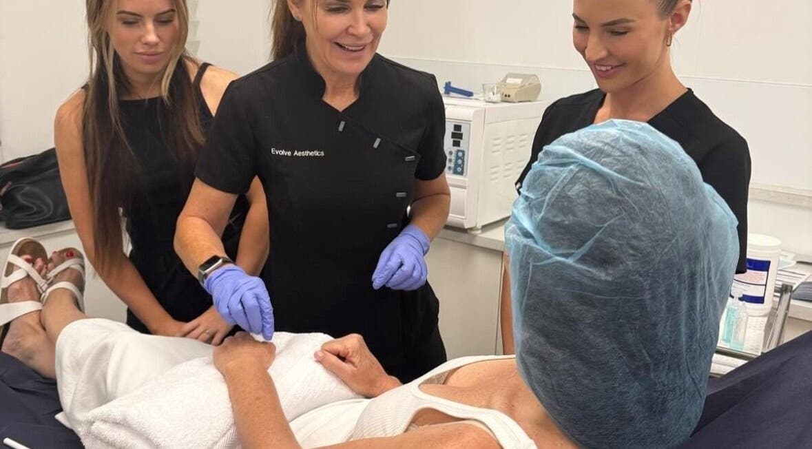 Professional skincare treatment at Evolve Aesthetics and Skin Marmion, Marmion, Western Australia, AU.