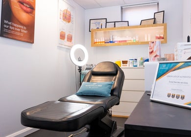 Evolve Face Skin Body | Carine Aesthetic and Skin Clinic treatment room in Duncraig, Western Australia, AU.