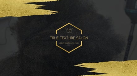 True Texture Salon logo with gold accents in Diego Martin, Diego Martin Regional Corporation, TT.