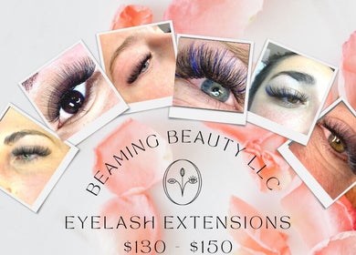 Eyelash extensions at Beaming Beauty LLC, Pueblo, Colorado, US showcasing diverse styles.