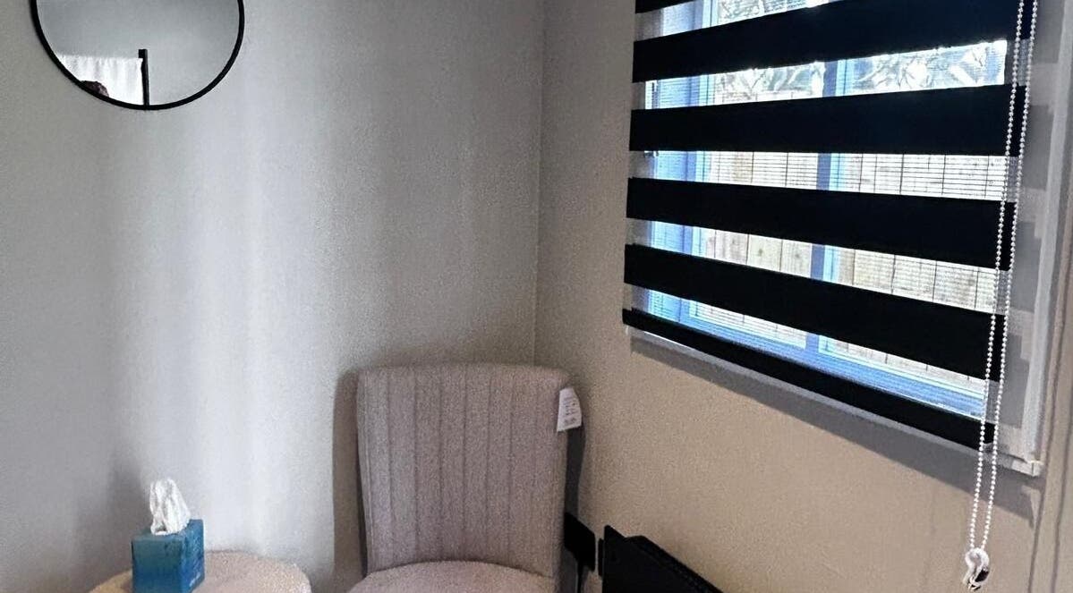 Cozy seating area at Alexander Aromatics Wellness Studio, Girdle Toll, Scotland, GB.