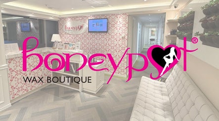 Elegant reception area at Honeypot Wax Boutique (Central) on Hong Kong Island, HK.