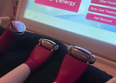 Advanced facial treatment device at Chill Well-Being, Maidstone, England, GB. Explore body care and hair removal.
