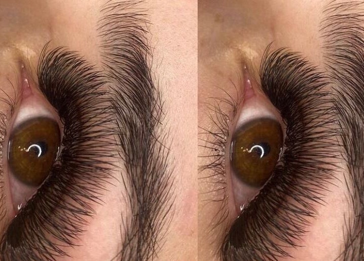 Close-up of expertly styled eyelashes at Bodied By Mecedes, Capalaba, Queensland, AU showcasing natural beauty.