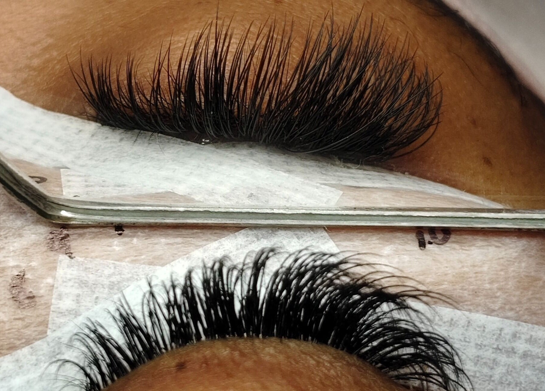 Close-up of lashes from Lashes by Jodene in Kempton Park, Gauteng, ZA showcasing their expert extension work.
