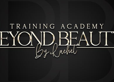Logo of Beyond Beauty Training Academy in Glasgow, Scotland, GB on a sleek black background.