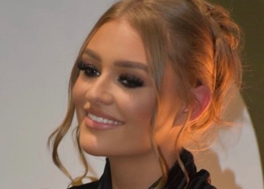 Smiling person with styled hair at Beyond Beauty Training Academy, Glasgow, Scotland, GB.