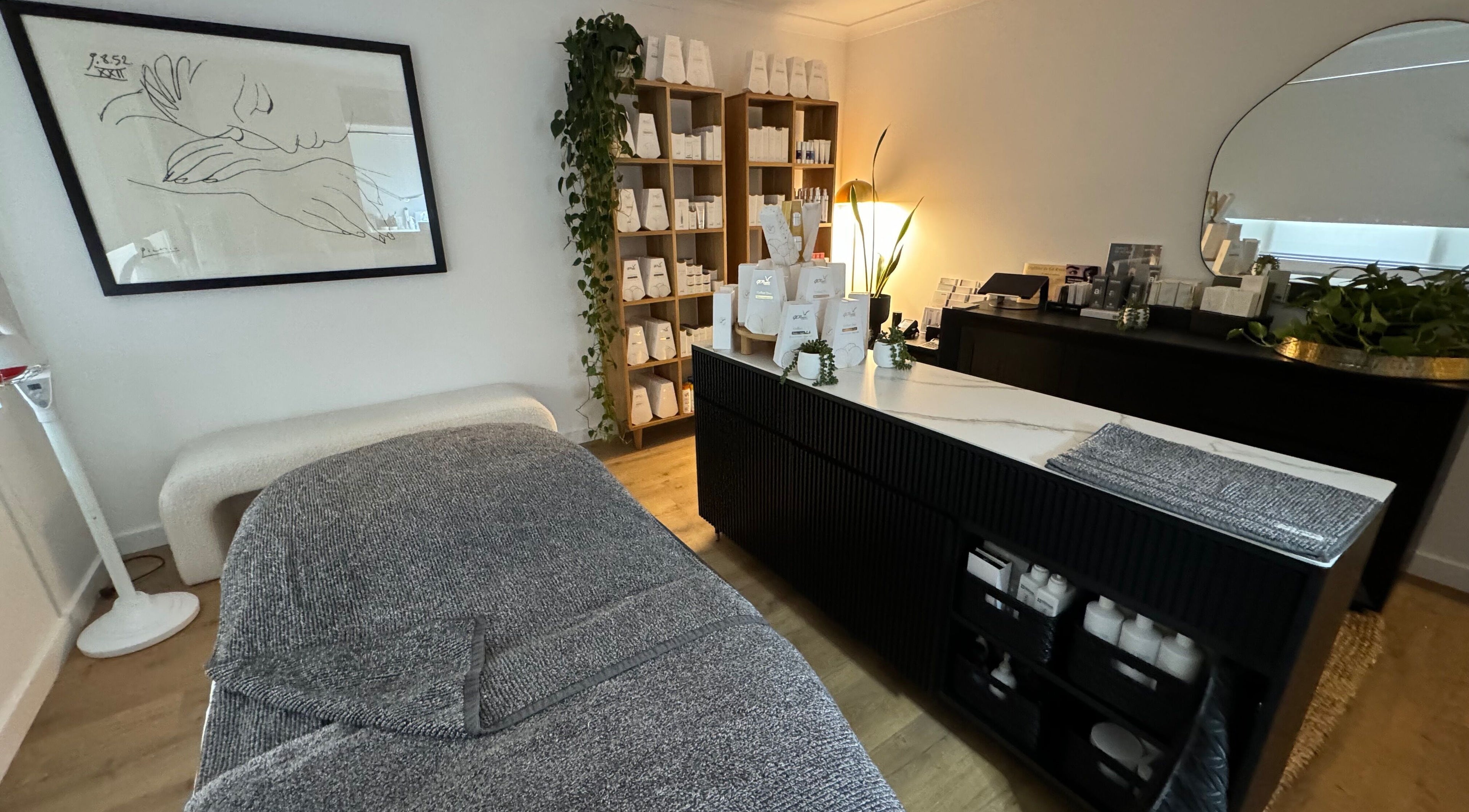 Tranquil treatment room at Radiance Beauty Camberwell in Camberwell, Victoria, AU with cozy décor.