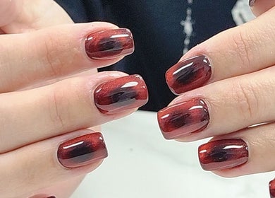 Stunning dark ombre manicure from Royal Nails & Beauty Kelston, Auckland, Auckland, NZ shines with elegance.