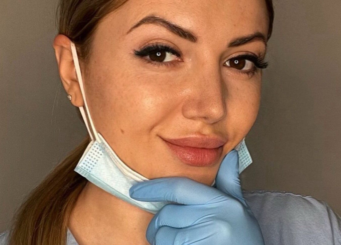 Professional at Saidi Nails smiles, showcasing vibrant beauty care in Limassol, Limassol, CY.