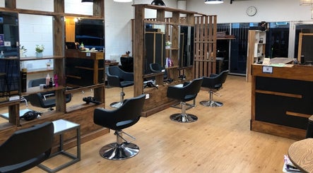 Modern salon interior at Ribbon Hair - Darwin, featuring wooden decor in Darwin City, Northern Territory, AU.