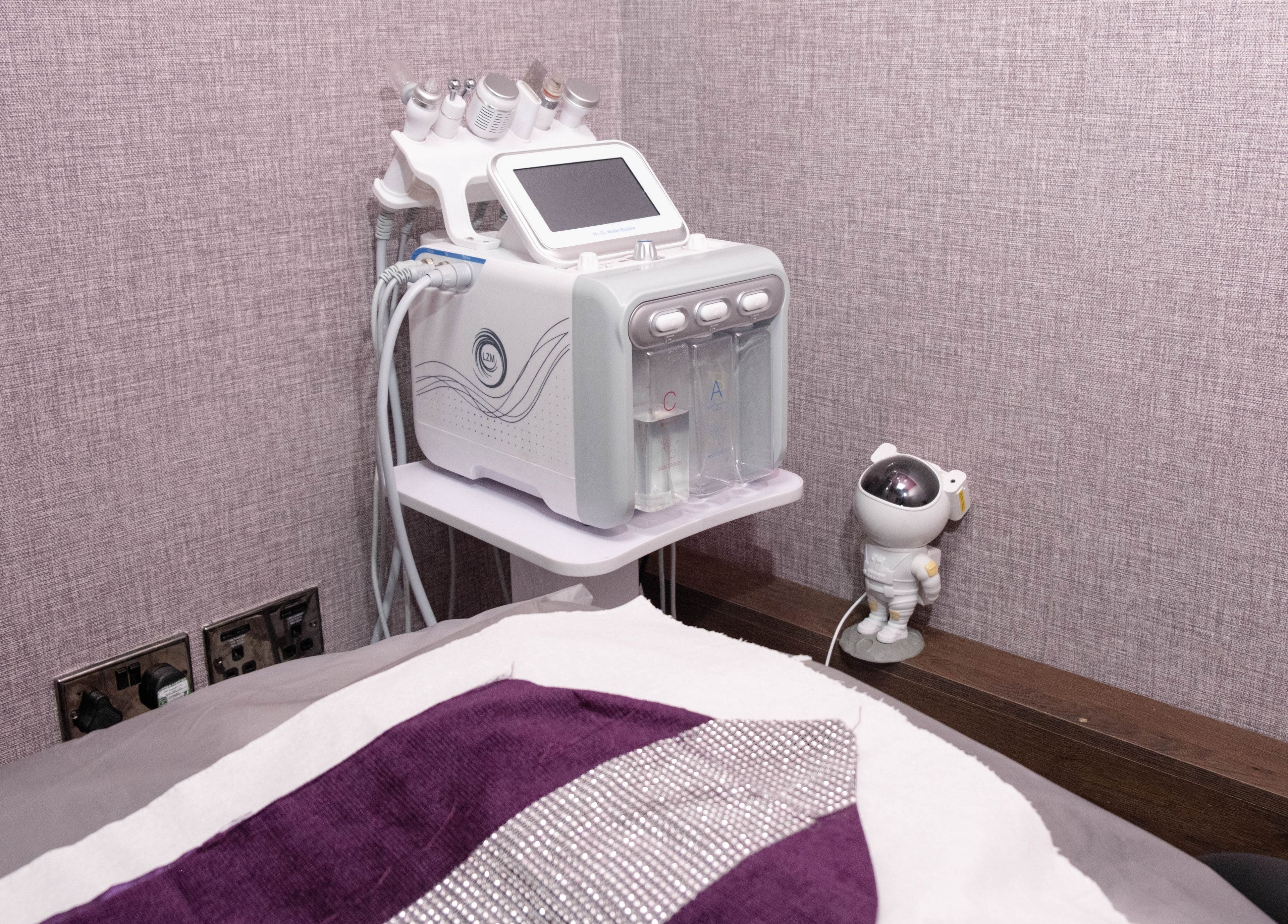 State-of-the-art beauty equipment at Riddhis Beauty Clinic, London, England, GB.