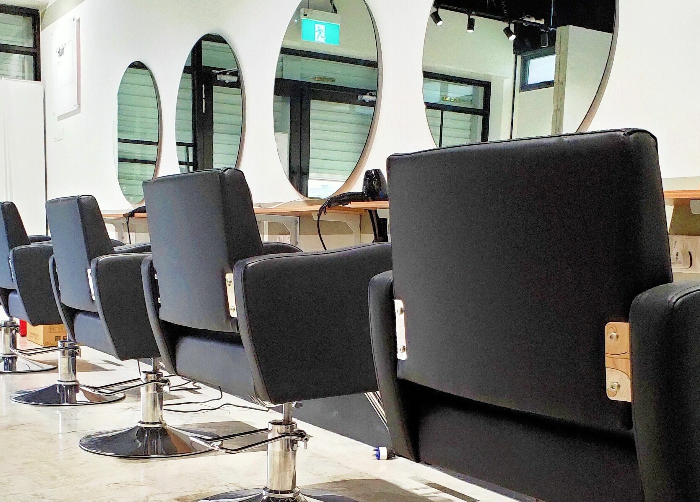 Modern salon chairs at Hair by Common Studio - Queenstown, Singapore, Singapore, SG.