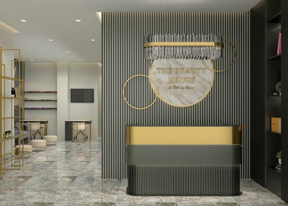 Elegant interior of The Beauty House by Takhmina Usmani in Dubai, AE, showcasing modern design and sophistication.