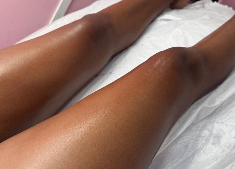Smooth legs post-wax at GISELLE WAX ROOM-(CHAGUANAS), Chaguanas, Chaguanas, TT showcasing flawless results.