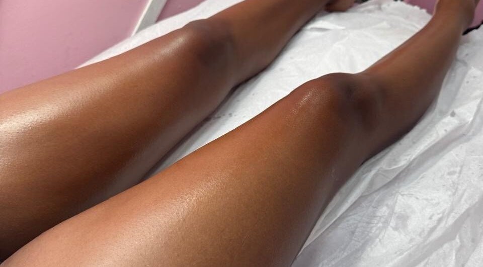 Smooth legs post-wax at GISELLE WAX ROOM-(CHAGUANAS), Chaguanas, Chaguanas, TT showcasing flawless results.