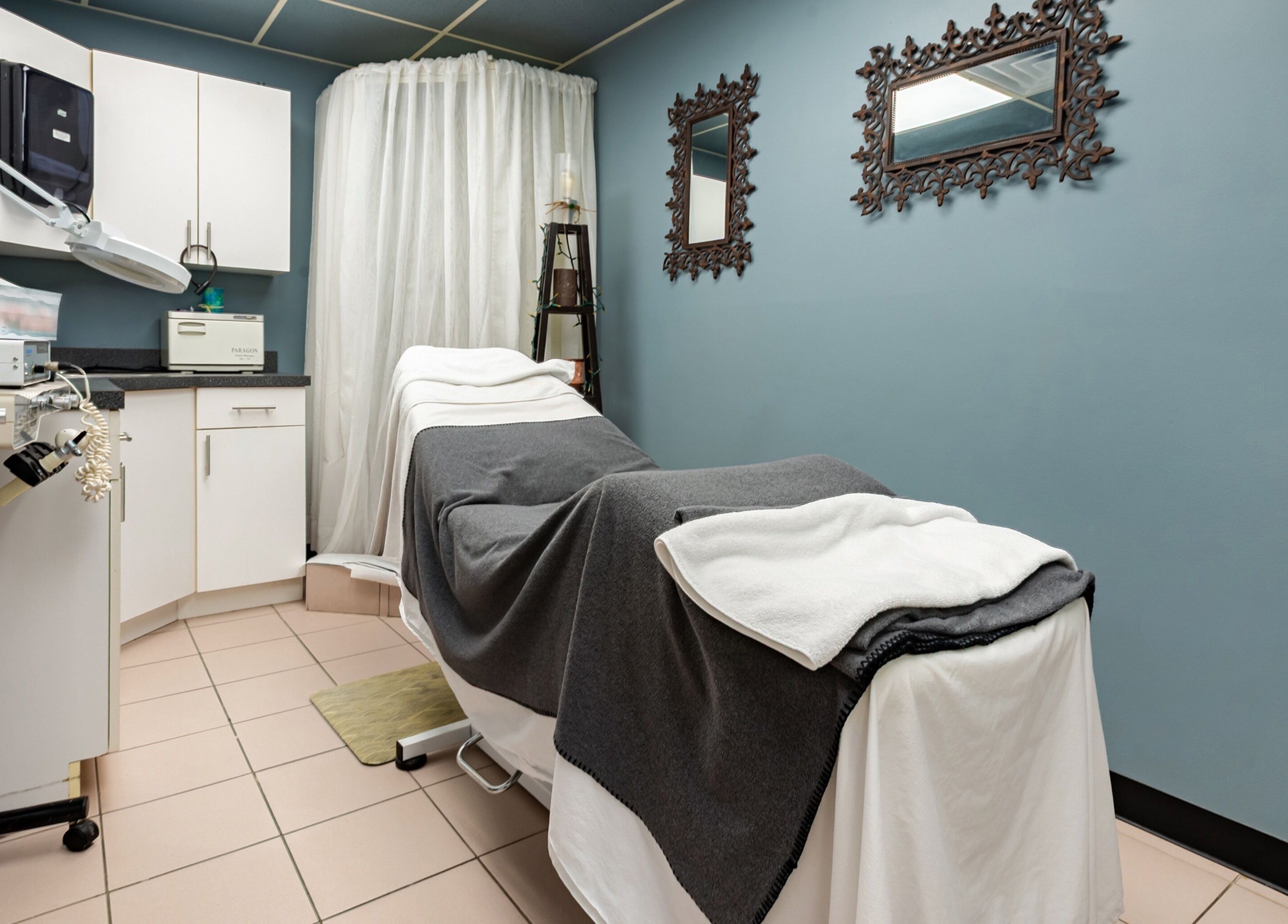 Relaxing treatment room at The Salon and Spa at Randolph LLC, Randolph, New Jersey, US.