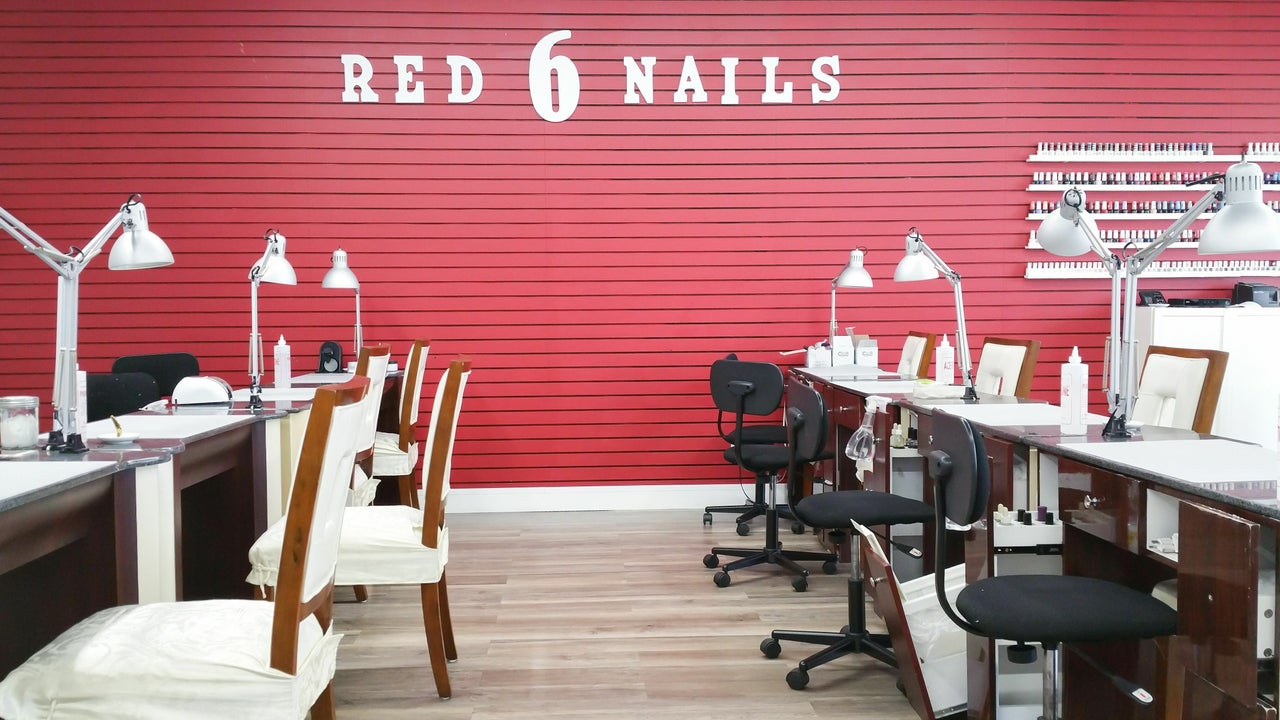 Red 6 Nails - 1