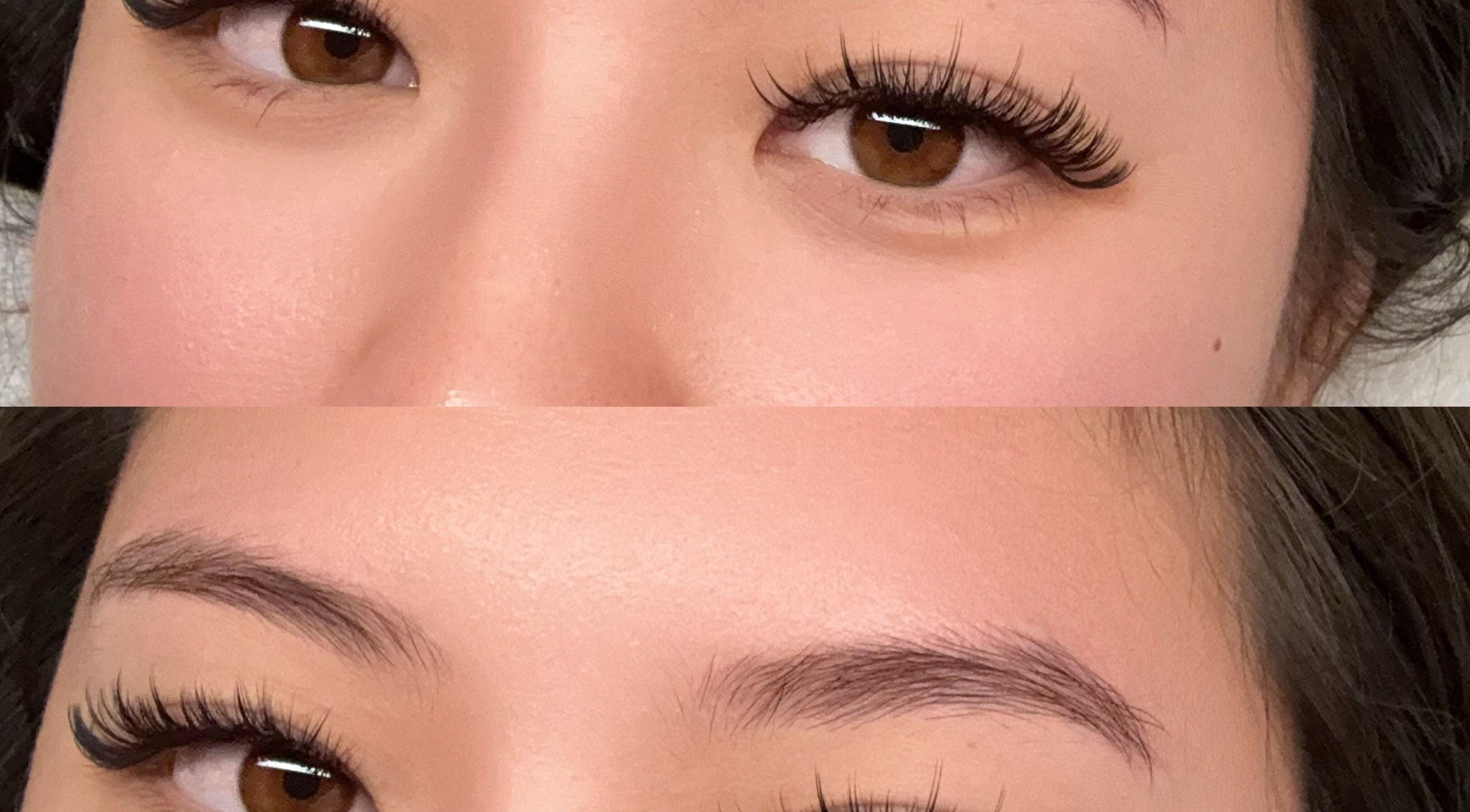 Close-up of stunning eyelash extensions at Lashes by Adelyn, Riverton, Western Australia, AU.