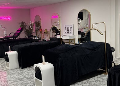 Elegant spa room at Russian Goddess Beauty in Melbourne, Victoria, AU with chic decor and serene ambiance.