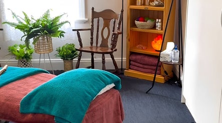 Relaxing therapy room at Macks Massage, Albany, Western Australia, AU with cozy decor and calming ambiance.