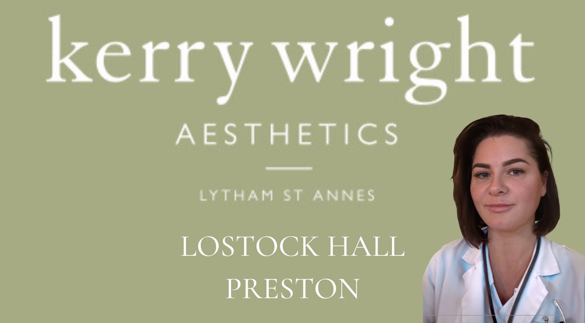 Kerry Wright Aesthetics at Lostock Hall logo and portrait. Located in Lostock Hall, England, GB.