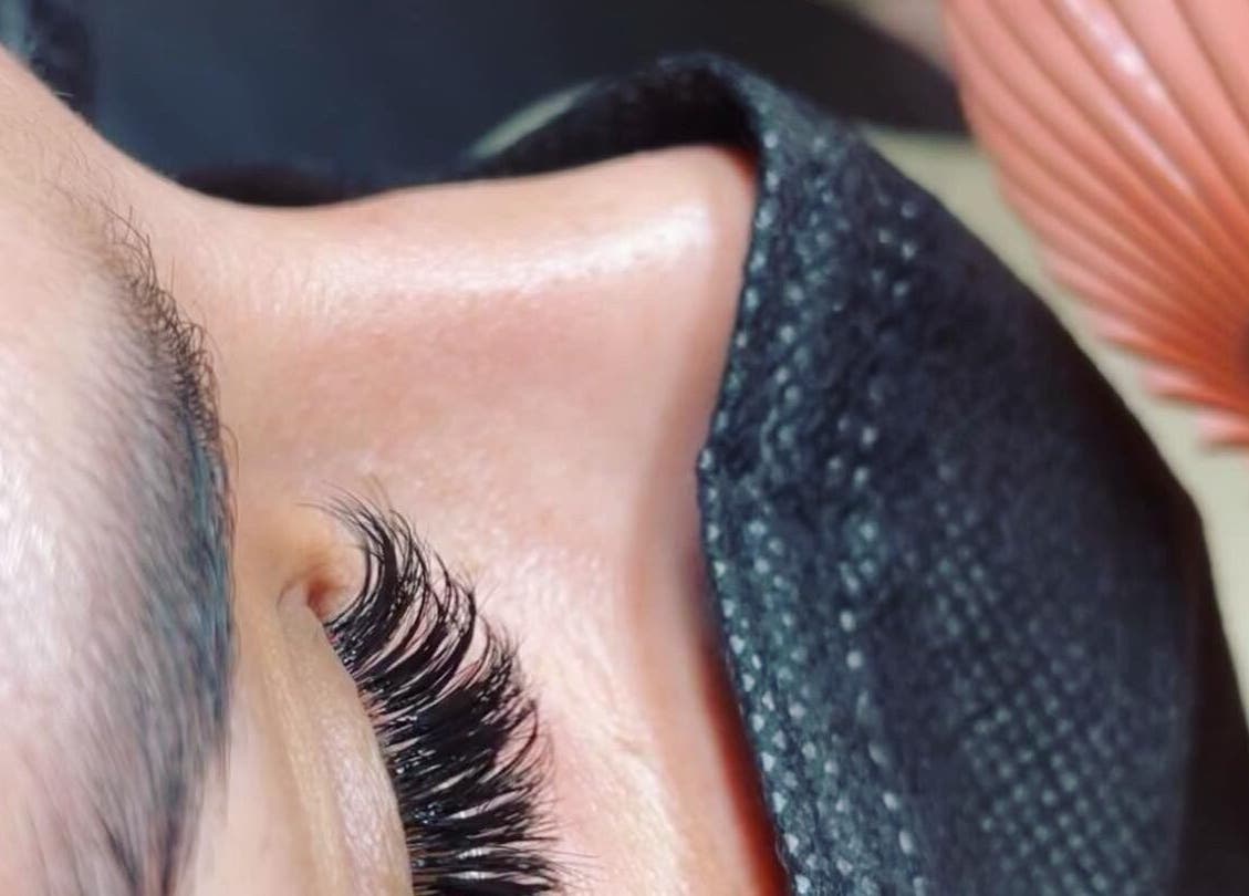 Close-up of eyelash extensions at Lash Loft TT - Hotel Normandie, Port of Spain, Port of Spain Corporation, TT.