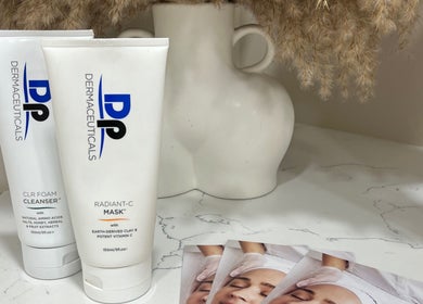 Dermaceuticals products at Facial Skin Specialist, Smithfield 2164, New South Wales, AU on a spa display.