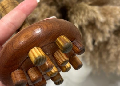 Wooden massage tool at Facial Skin Specialist, Smithfield 2164, New South Wales, AU, enhancing relaxation.